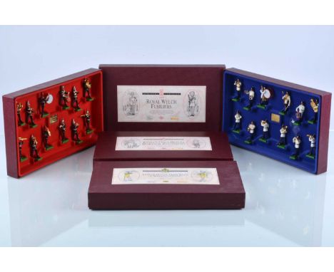 Britain's Boxed Military Sets (5), five sets, 5293 The Blues and Royals band, includes twelve figures, some tarnishing to met