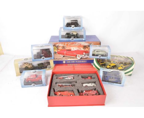 Modern Diecast 1:24 Scale and Smaller Cars and Other Vehicles (10), all boxed/cased, vintage vehicles, Franklin Mint 1:24 sca