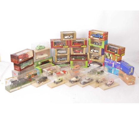 Modern Diecast Pre and Postwar Private, Competition and Commercial Vehicles (70+), all cased/boxed, 1:43 scale, examples, by 