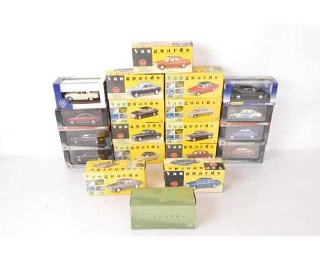 Vanguards by Lledo and Corgi Rovers (20), all boxed/cased, Corgi VA06909 Rover MKII HM QEII,  Lledo, 75s, VA09201 Firefrost r