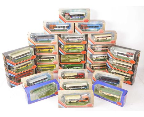 Exclusive First Editions 1:76 Scale Single Decker Buses and Coaches, (28),  all boxed, Bristol Rell (5) Wright Dennis Lance (