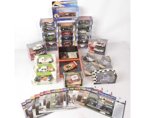 1:43 Scale Modern Diecast Competition and Landspeed Models (31), all cased/boxed, Atlas Editions Grand Prix Legends of F1 all