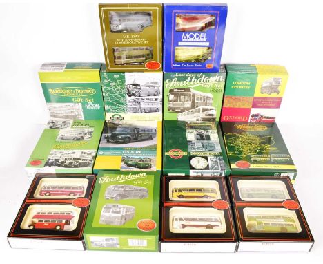 Exclusive First Editions Bus Sets and Gift Sets (14), all boxed 1:76 scale London Region and Others, London Country GS & RF B