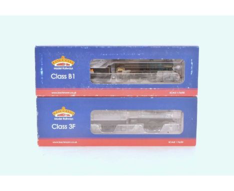 Modified Bachmann  00 gauge BR black Steam Locomotives and Tenders  (2), 31714 class B1 4-6-0 Locomotive 61250 'A Harold Bibb