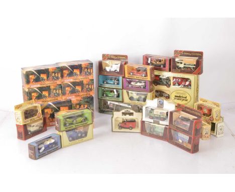 Modern Diecast Vintage Commercial and Fire Service Vehicles (60+), all boxed, Matchbox Collectibles Fire Engine Series, YFE03