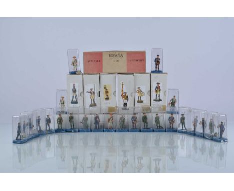 Historical and 20th Century Metal Military and Civilian Figures of Spanish Manufacture (39), all packaged, Army House Valenci