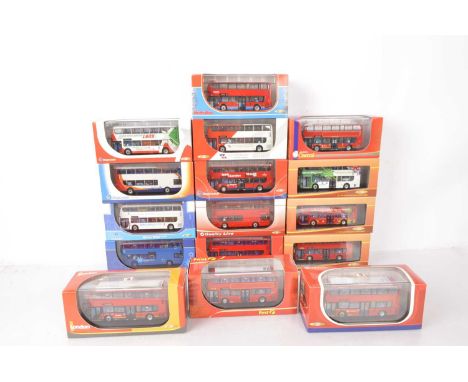 Creative Master Northcord 1:76 Scale Modern Double Deck Buses (18), all cased with card sleeves, Alexander Dennis, Enviro 400