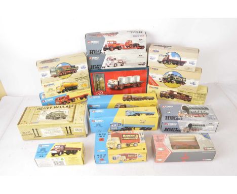 Corgi Classics Vintage Commercial Vehicles (16), all boxed, Heavy Haulage, 13902 Knowles Transport, 31004 Wynn's, CC12304 Wil