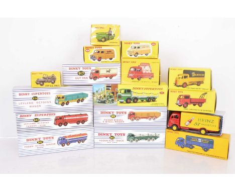 Atlas Edition Dinky Commercial and Military Vehicles (16), all boxed, 32AB Tracteur Panhard SNCF, 25R Ford Camionette, 480 Be