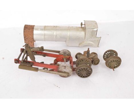 A twin-cylinder Steam Engine from Bowman Parts (5), the two Bowman oscillating cylinders (presumably from a 234 locomotive), 