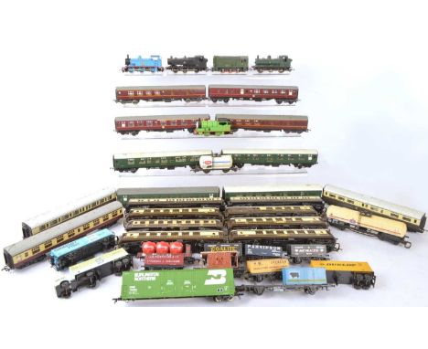 Tri-ang Hornby Mainline Lima Steam and Diesel locomotives coaches and wagons (36), Hornby Thomas Series blue 0-6-0 tank Engin