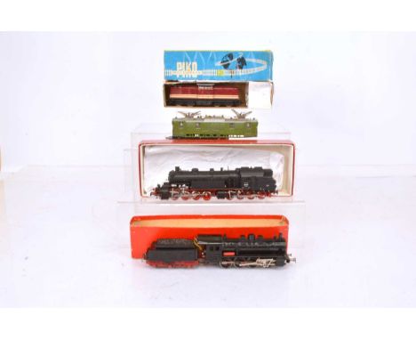 Rivarossi Piko HO Gauge Locomotives, Rivarossi 1374 DB black Class 96022 0-8-8-0 Tank Locomotive (lacks coupling rods on one 