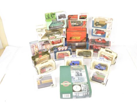 Modern Diecast Commercial and Military Vehicles (22), all boxed/cased, Exclusive First Editions 1:76 Scale Bus Set 2, Country