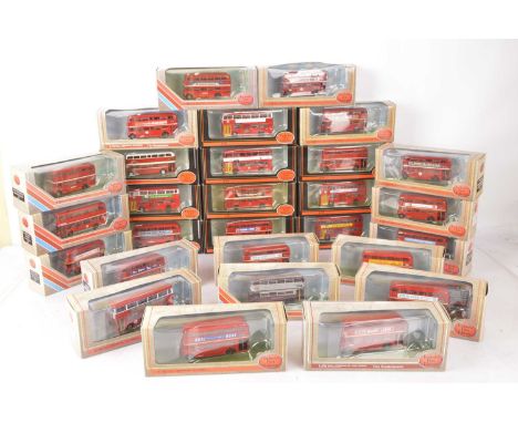Exclusive First Editions 1:76 Scale London Transport and Other London Double Deck Buses (28), all boxed, in red livery, inclu