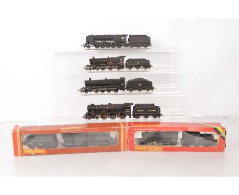 Hornby Bachmann Mainline  00 gauge BR black Steam Locomotives and tenders (6), comprising Hornby R068 Black 5 class 4-6-0 450