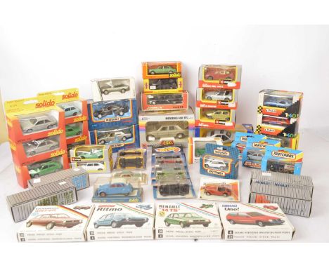 1970s/80s/90s Diecast and Other Cars by Various Manufacturers (44), all packaged, private, commercial and competition models 