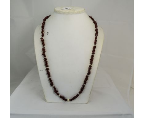 A Jasper and Cultured Pearl Necklace, 33 Inches Long, In Feng Shui, Jasper Is a Very Nourishing Warm and Protective Stone, Ja