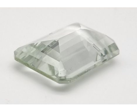 20.39ct Green Amethyst Gemstone IDT Certified. 