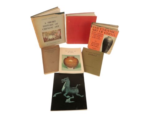 THE CERAMIC ART OF CHINA W.B. Honey, 1944: and six other volumes on Chinese and Korean art. (7)Provenance: The collection of 