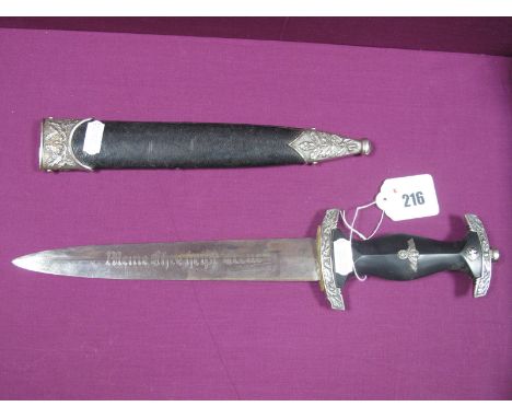A Reproduction German 3rd Reich SS Dress Dagger.