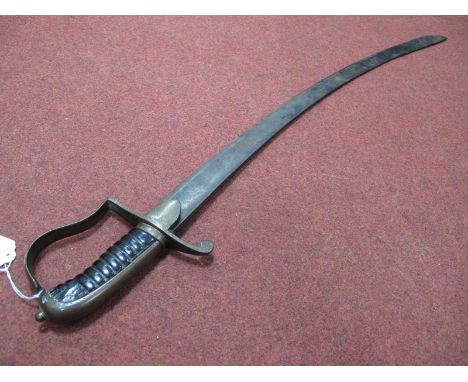 1796 Pattern Light Cavalry Sabre, indistinct etching to blade, overall poor, rusting, chips to blade, grip wire missing, grip