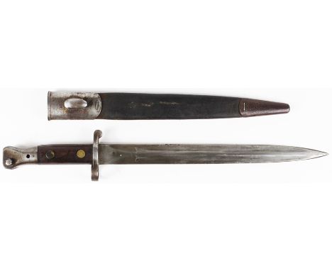 Good Pattern 1888 MKII bayonet for the Long Lee Enfield Service Rifle. Good blade 12" marked on the Ricasso. Crown ER & 12-01