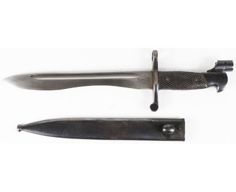 Spanish Model 1941 'Bob' bayonet. A fine example in collectors grade condition. Clean Bob blade 25cms. Ricasso marked: Crown 