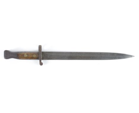 Lee-Metford bayonet, marked 'R.M.'  (Royal Marines).   No Scabbard