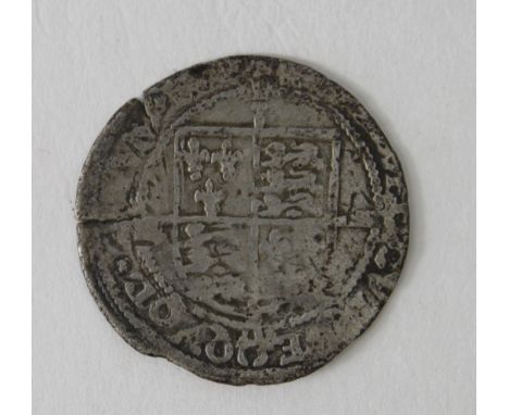 Edward VI base silver groat in the name of Henry VIII, Durham House, Bust 6, mm. Bow, reverse reads:- REDDE CVIQUE QVOD SVVM 