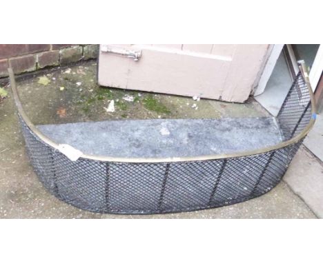 Victorian brass and wire nursery fender. No condition reports for this sale.