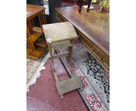 Oak prayer stool