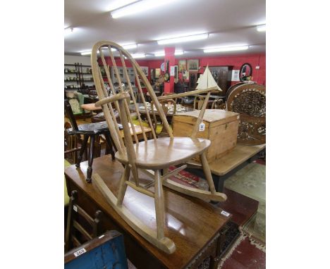 Ercol blonde elm rocking chair