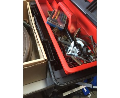 A toolbox with tools 