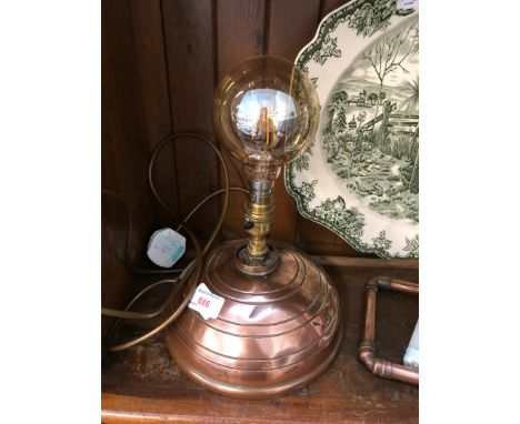 Copper posser lamp 