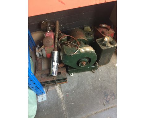 2 petrol engine motors and 2 jerry cans 