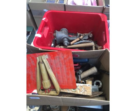 2 boxes of tools 