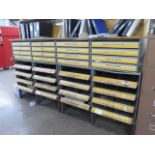Drawered Hardware Cabinets w/ Misc (SOLD AS-IS - NO WARRANTY)