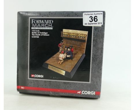 Corgi branded Spin cast scale model titled Forward March. Boxed.