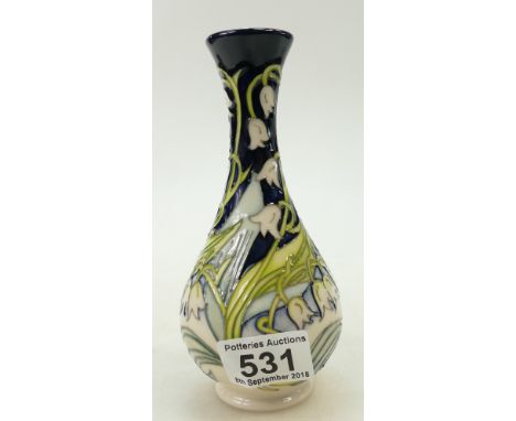 Moorcroft Summer Gate vase, limited edition 38/50 and signed by designer Nicola Slaney. Height 15cm 1st in quality