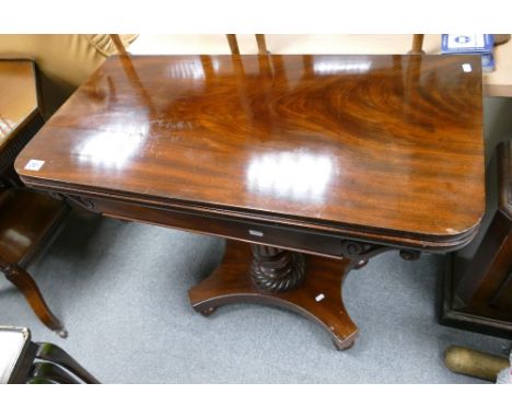 Victorian Mahogany card table 