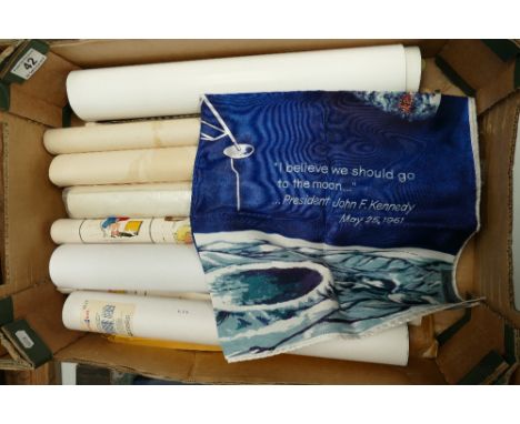 A mixed collection of items to include - political and Army themed items - Winston Churchill prints, Margaret Thatcher portra