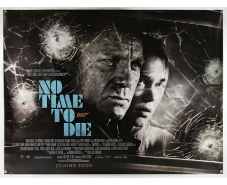 James Bond No Time To Die (2021), British Quad, Advance, 40 x 30 inches, rolled, double sided Director Cary Joji Fukunaga Sta