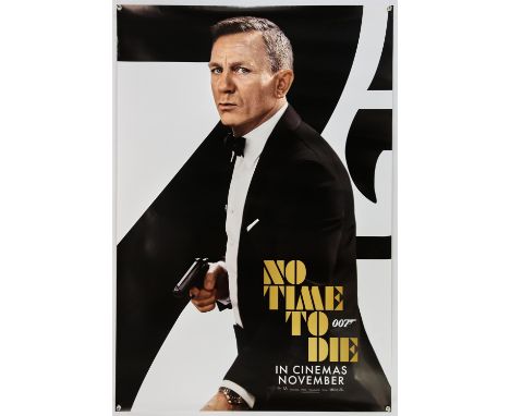 James Bond No Time To Die (2021), US 1 Sheet, 40 x 27 inches, Teaser, rolled, double sided Director Cary Joji Fukunaga  Stars