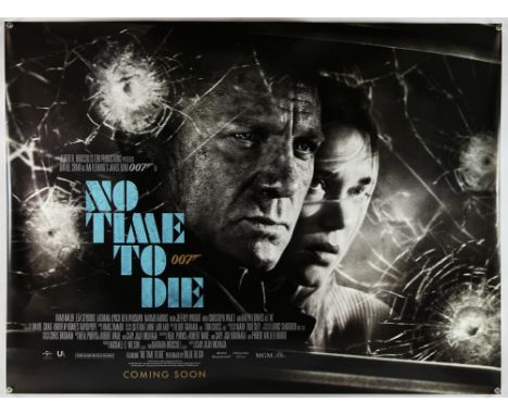 James Bond No Time To Die (2021), British Quad, advance, 40 x 30 inches, rolled, double sided Director Cary Joji Fukunaga Sta