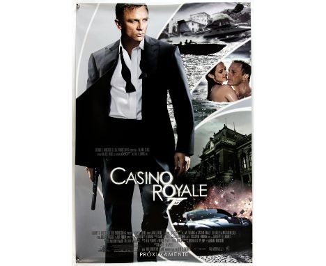 James Bond Casino Royale (2006) Italian One Sheet film poster, Daniel Craig style, double sided, rolled, 27 x 40 inches; Casi