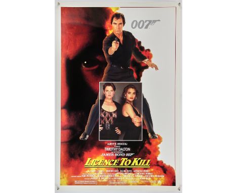 James Bond License To Kill (1989), US 1 Sheet, 41 x 27 inches, rolled  Director John Glen  Stars Timothy Dalton, Robert Davi 