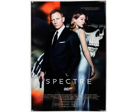 James Bond Spectre (2015), US 1 Sheet, advance, 40 x 27 inches, rolled, double sided Director Sam Mendes Stars Daniel Craig, 