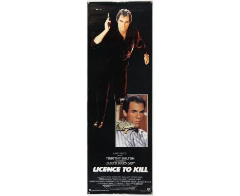 James Bond Licence to Kill (1989), 2X British Door Panels, 60 x 20 inches, rolled  Director John Glen Stars Timothy Dalton, R