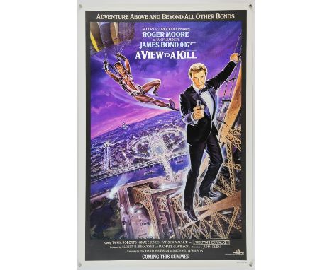 James Bond A View To A Kill (1985), US 1 Sheet, Advance, 41 x 27 inches, rolled, NSS 850004  Director John Glen Stars Roger M