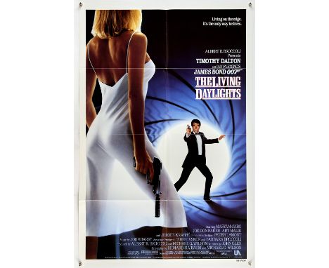 James Bond The Living Daylights (1987), US 1 Sheet, 41 x 27 inches, folded, NSS 870004  Director John Glen Stars Timothy Dalt